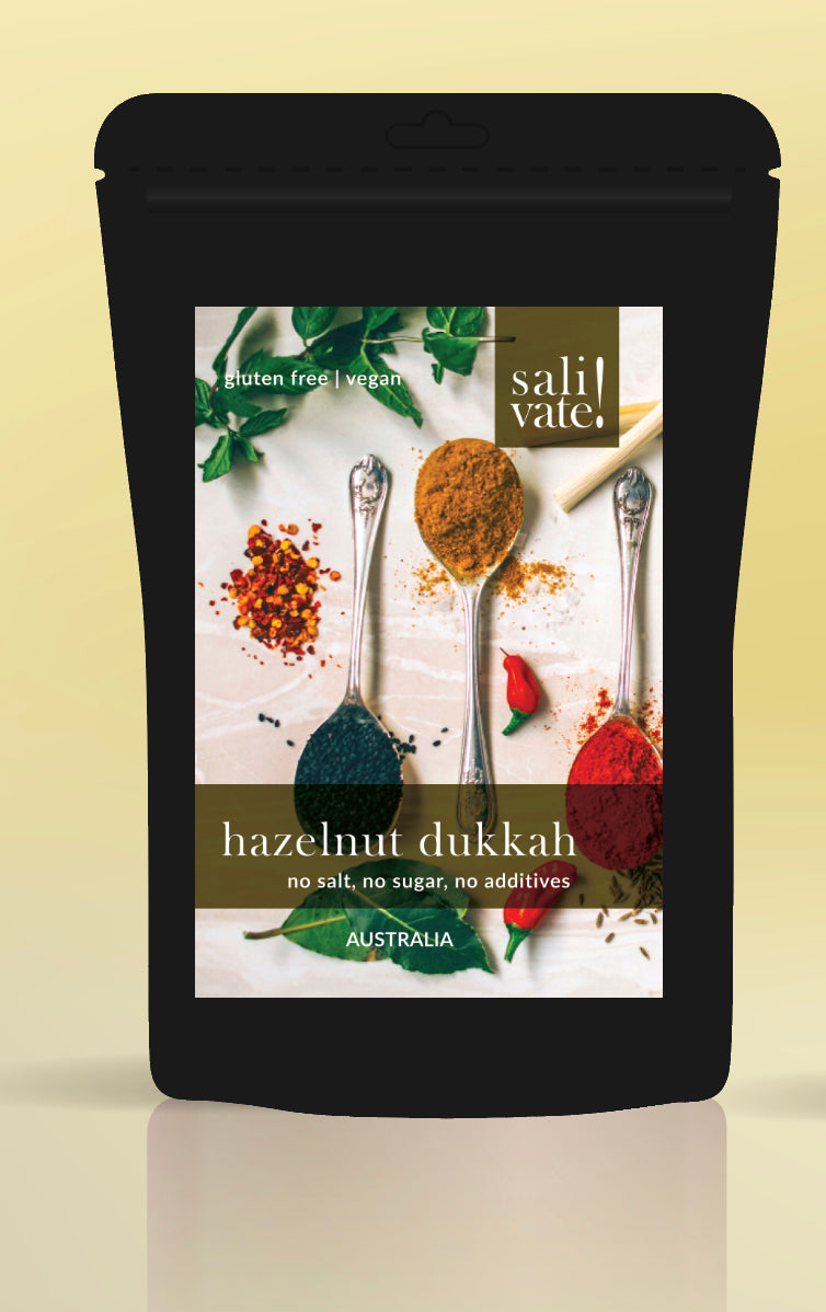 Pouch of Salivate! Hazelnut Dukkah blend