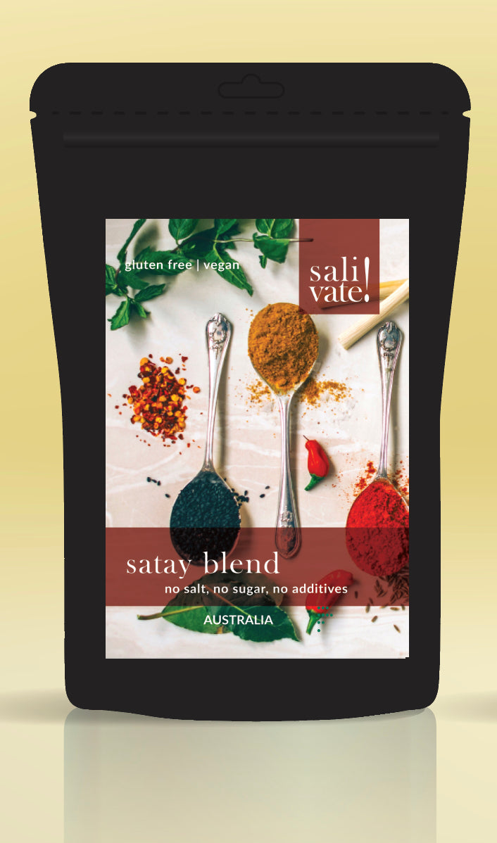 Pouch of Salivate! Satay spice blend for skewers