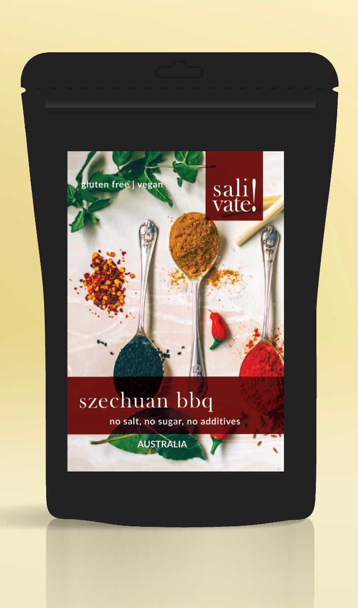 Pouch of Salivate! Szechuan BBQ spice blend