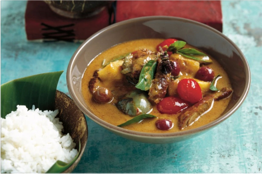 Roast Duck and Lychee Curry