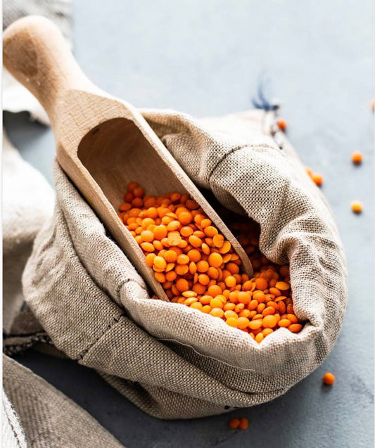 Red Lentil  Berbere Hummus